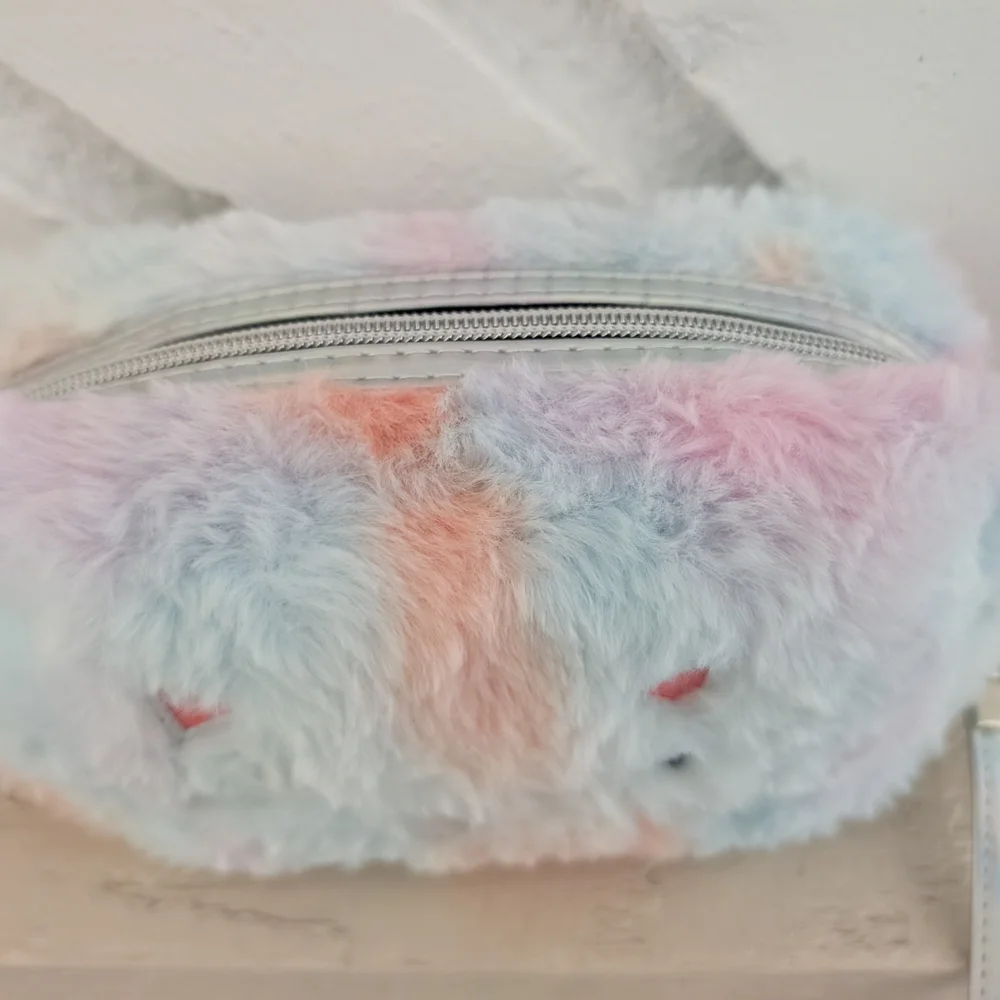 Fluffy Cat Plush Bag - Multicolor